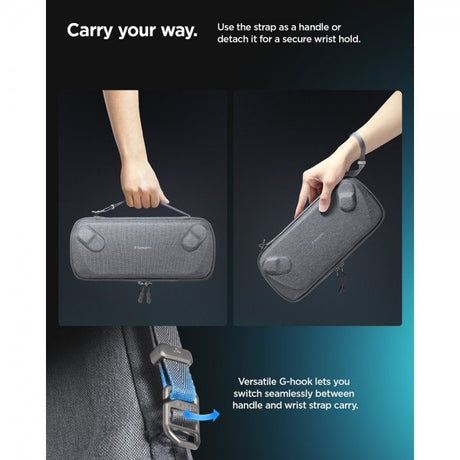 Spigen ASUS ROG Xbox Ally X Fodral Klasden Pouch Charcoal Gray