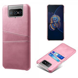 Asus Zenfone 8 Flip Skal Två Kortfack Rosa