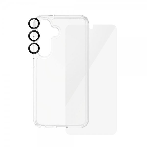 PanzerGlass Samsung Galaxy S24 Skal Skärmskydd Kameraskydd 3-in-1 Bundle Set