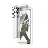 PanzerGlass Samsung Galaxy S24 Ultra Skal Skärmskydd Kameraskydd 3-in-1 Bundle Set
