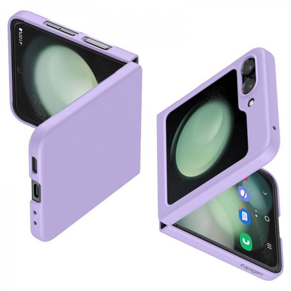 Spigen Samsung Galaxy Z Flip 5 Skal Air Skin Rose Purple