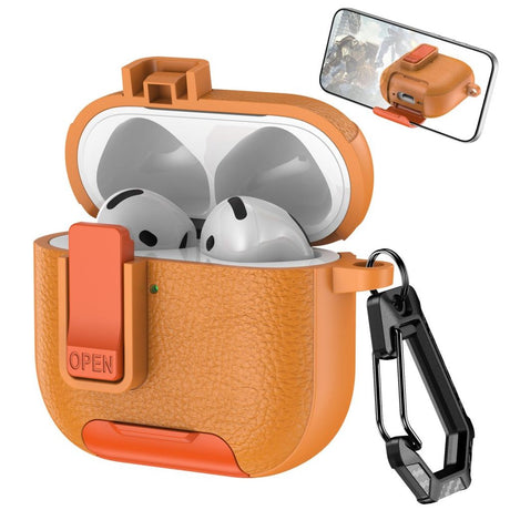 AirPods 4/5 Skal Stativfunktion Orange