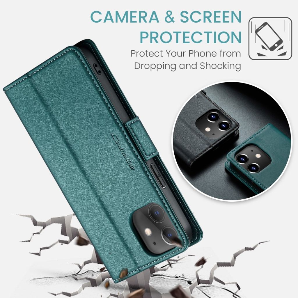 CaseMe iPhone 12 Mini Fodral 023 Series Grön
