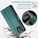 CaseMe iPhone 12 Mini Fodral 023 Series Grön