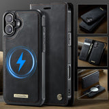 CaseMe iPhone 17 Fodral C49 Series Svart