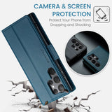 CaseMe Samsung Galaxy S24 Ultra Fodral 023 Series Blå