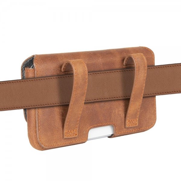 Krusell Bältesväska Sunne Belt Case L Cognac Brown