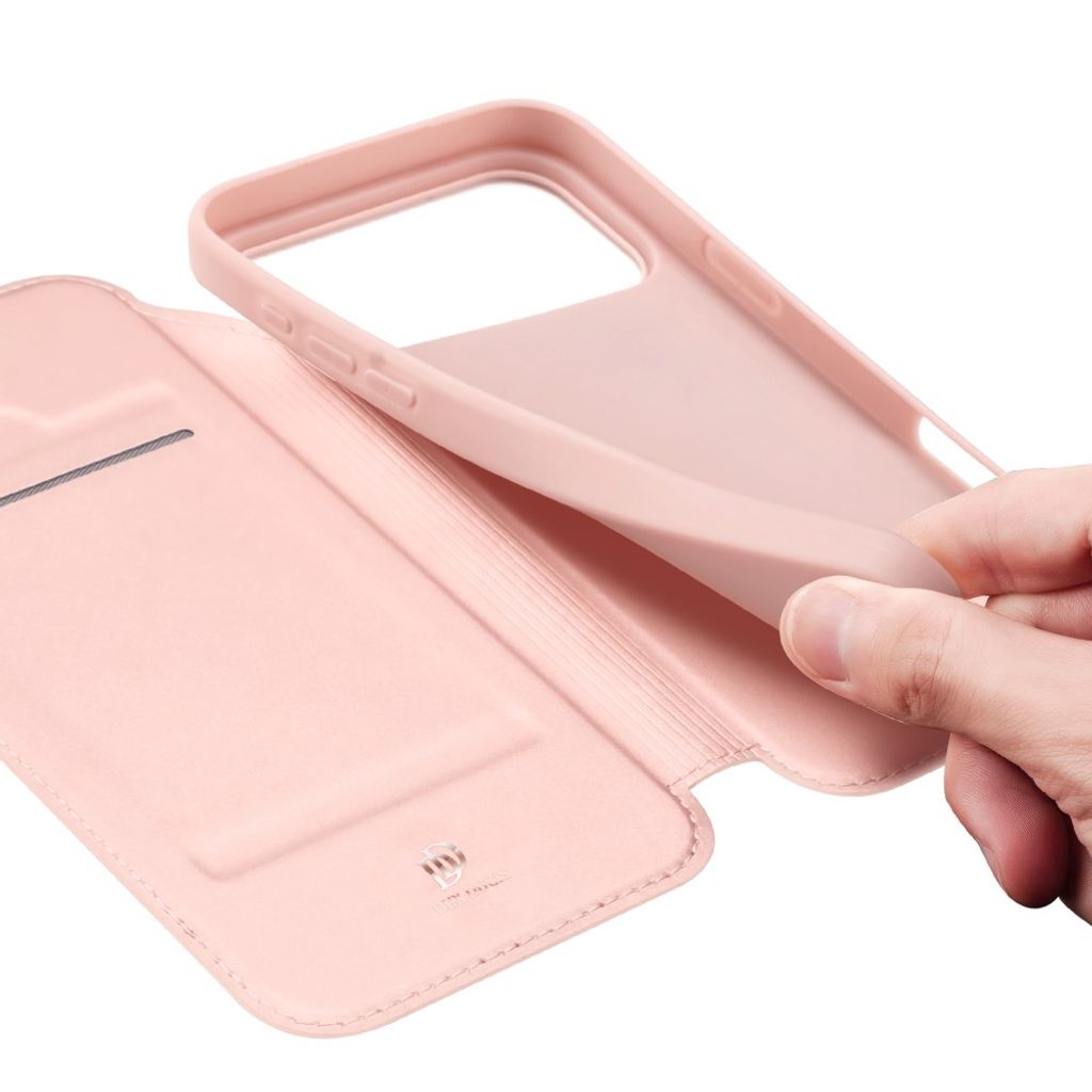Dux Ducis iPhone 17 Pro/iPhone 18 Pro Fodral Skin Pro Series Rosa