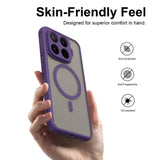 Xiaomi 17T Pro Skal Frostad MagSafe Lila