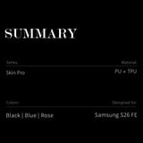 Dux Ducis Samsung Galaxy S26 FE Fodral Skin Pro Series Blå