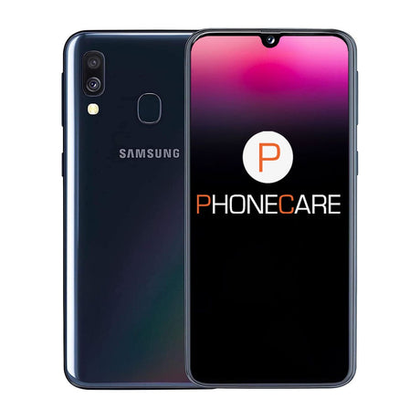 Begagnad Samsung Galaxy A40 (2019) Dual 64GB Svart - Mycket bra skick