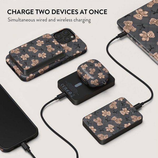 Burga Powerbank MagSafe 5000 mAh BFF Metallgrå