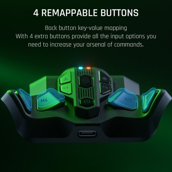BIGBIG WON ARMOR-X Pro Baksideknappmodul för Spelkontroll Svart