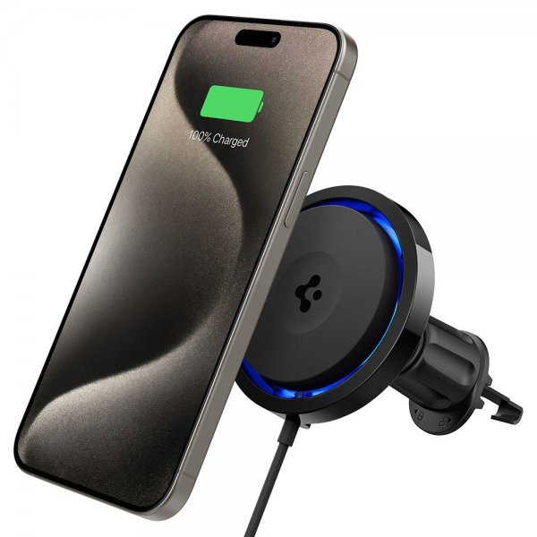 Spigen Bilhållare med trådlös laddning OneTap Pro 3 CryoMax MagFit Air Vent Hook