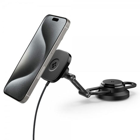 Spigen Bilhållare med trådlös laddning OneTap Pro 3 Tesla Skärmmontering MagFit