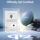 Joyroom Bilhållare Qi2 15W Magnetic Wireless Car Charger Holder