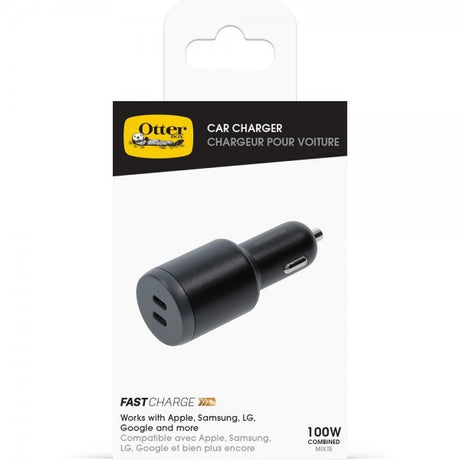 Otterbox Billaddare 2 USB-C 100W Svart