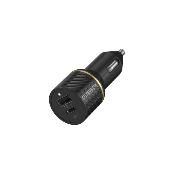 Otterbox Billaddare 30W USB-C 18W/USB-A 12W Black Shimmer