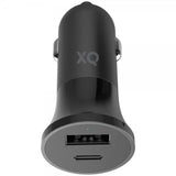Xqisit Billaddare med USB-C & USB-A ladduttag 27W