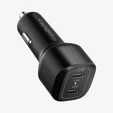 Spigen Billaddare PowerArc ArcStation Dual Port 75W Svart