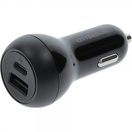 Otterbox Billaddare USB-C 20W & USB-A 12W Svart