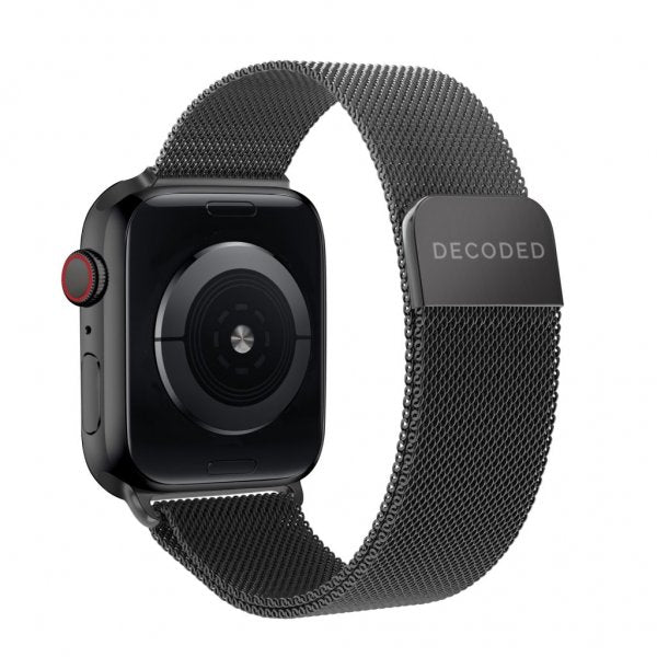 Decoded Apple Watch 38/40/41/42mm Armband Milan Traction Strap Svart