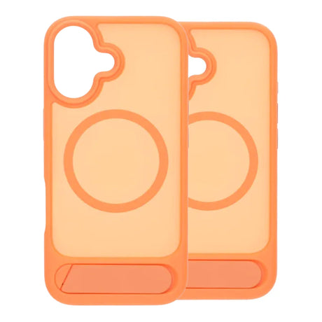 iPhone 17 Skal med Stativ MagSafe Orange