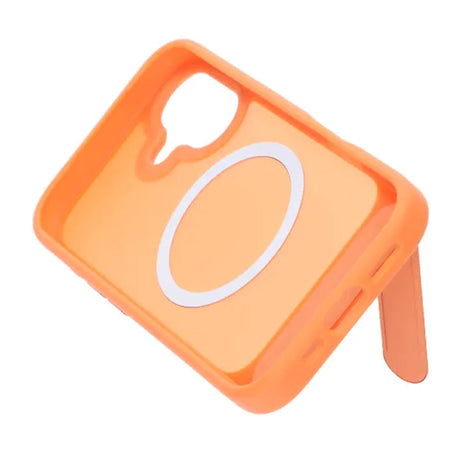 iPhone 17 Skal med Stativ MagSafe Orange