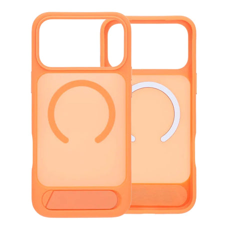 iPhone 17 Pro Max Skal med Stativ MagSafe Orange