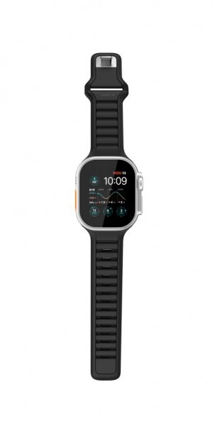 KeyBudz Apple Watch 44/45/46mm/Apple Watch Ultra Armband Journey Carbon Black