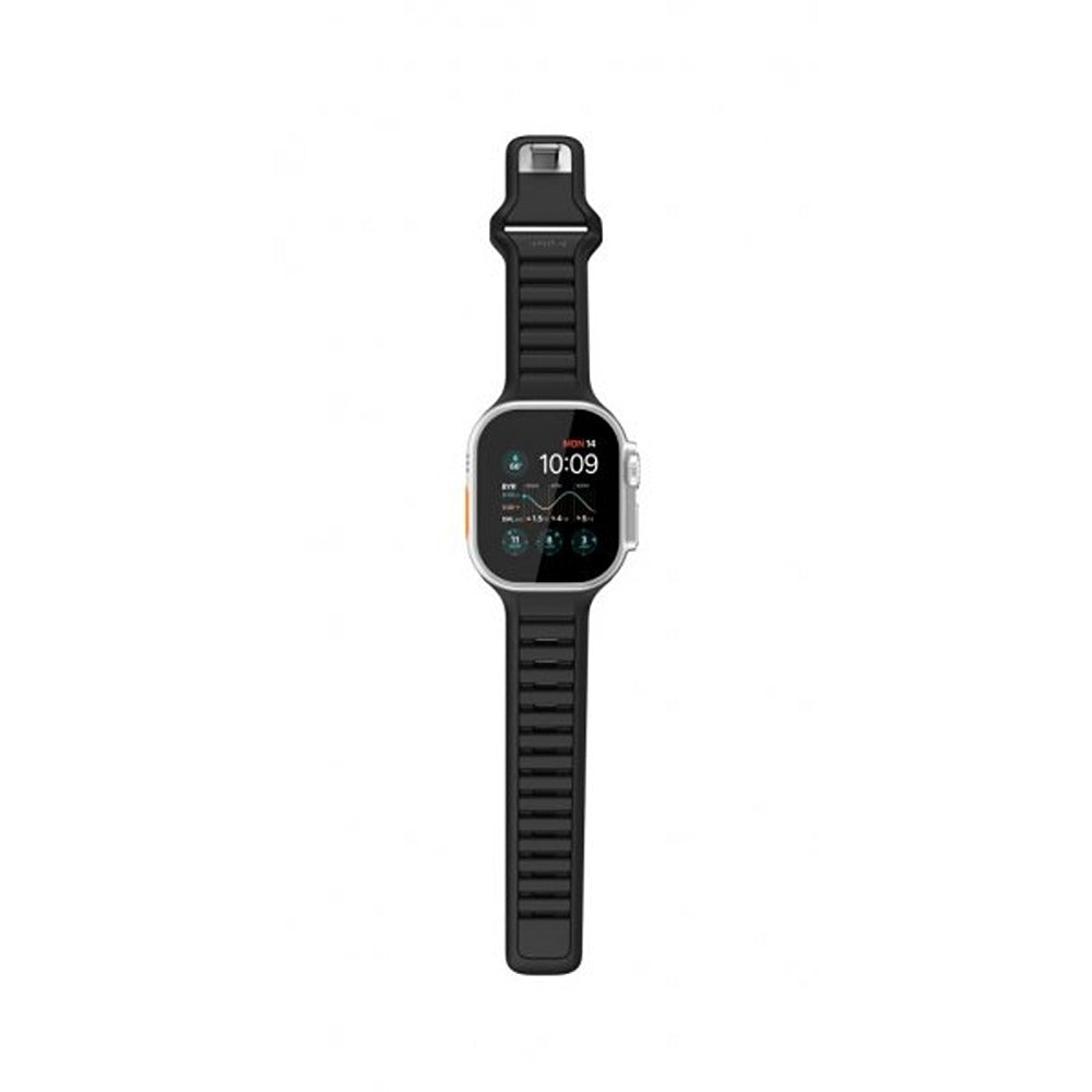 KeyBudz Apple Watch 44/45/46mm/Apple Watch Ultra Armband Journey Carbon Black