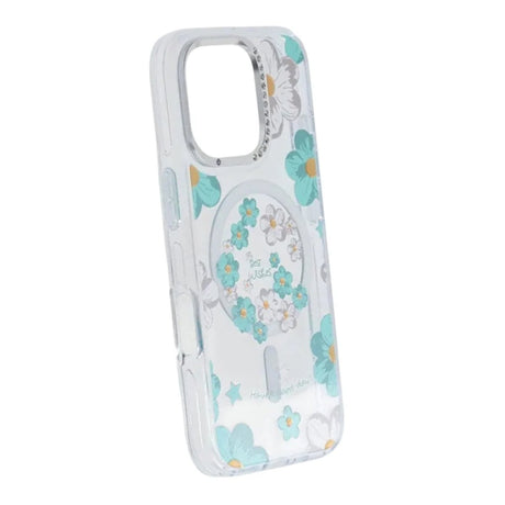 iPhone 16 Pro Skal Blommönster MagSafe Grön