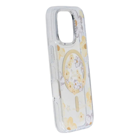 iPhone 16 Pro Skal Blommönster MagSafe Gul