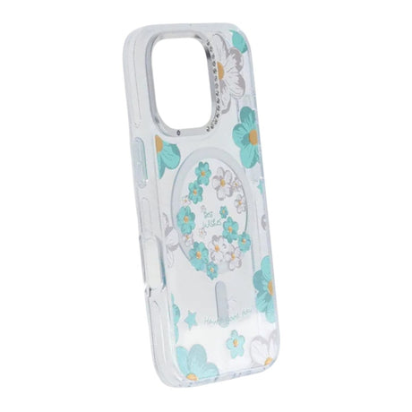 iPhone 16 Pro Max Skal Blommönster MagSafe Grön