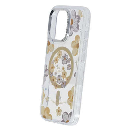 iPhone 16 Pro Max Skal Blommönster MagSafe Gul