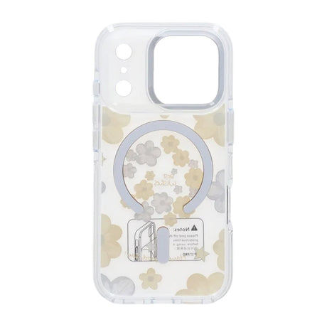 iPhone 17 Pro Skal Blommönster MagSafe Gul