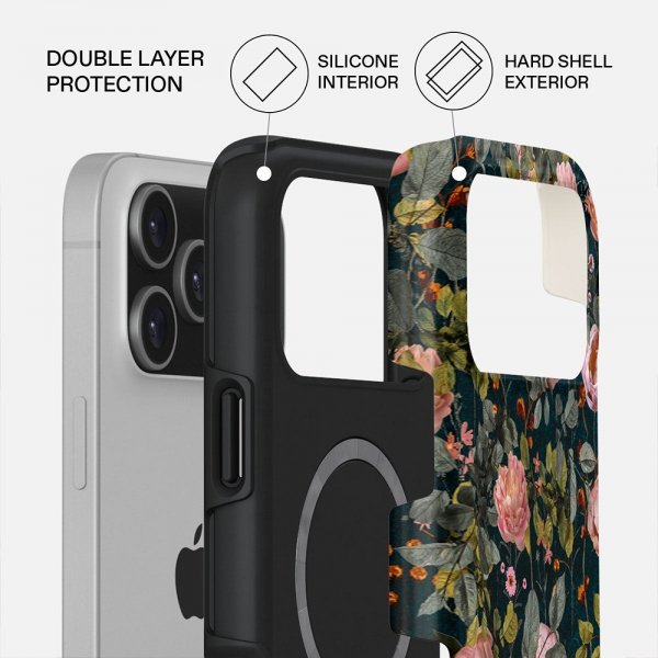 Burga iPhone 17 Pro Skal Tough MagSafe Bloomy Garden