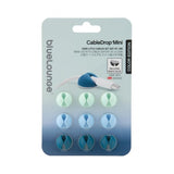 Bluelounge CableDrop Mini Ombre - 9-pack Blå
