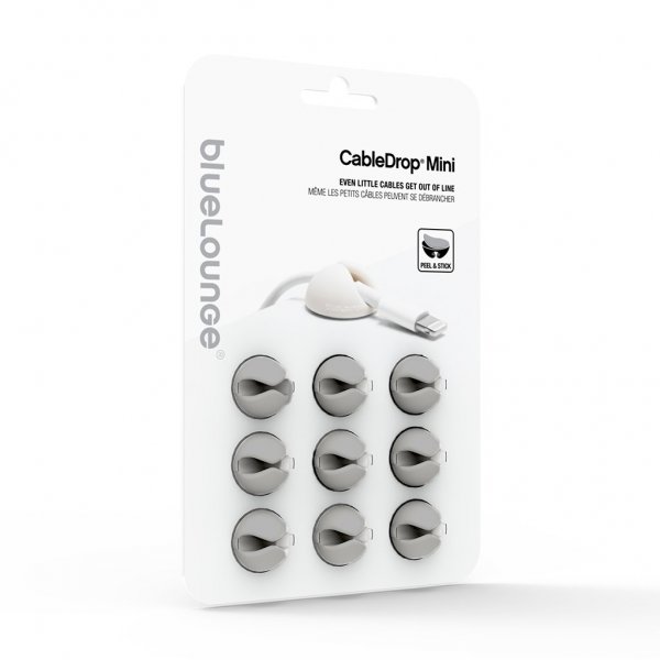Bluelounge CableDrop Mini Sladdhållare 9-pack