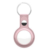 KeyBudz AirTag Hållare Läder 2-pack Rosa