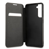 BMW Samsung Galaxy S21 FE Fodral Triangle Pattern & Tricolor Stripe Svart