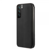 BMW Samsung Galaxy S22 Plus Fodral Triangle Pattern & Tricolor Stripe Svart