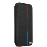 BMW Samsung Galaxy S22 Fodral Triangle Pattern & Tricolor Stripe Svart