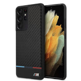 BMW Samsung Galaxy S21 Ultra Skal Dynamic Carbon Svart