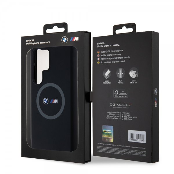 BMW Samsung Galaxy S24 Ultra Skal Printed Logos MagSafe Svart