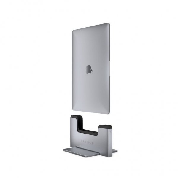 Brydge Vertical Dock för 15-tums MacBook Pro Silver