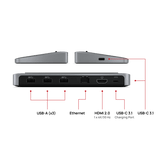 Brydge Stone II USB-C Multiport Hub Single Display