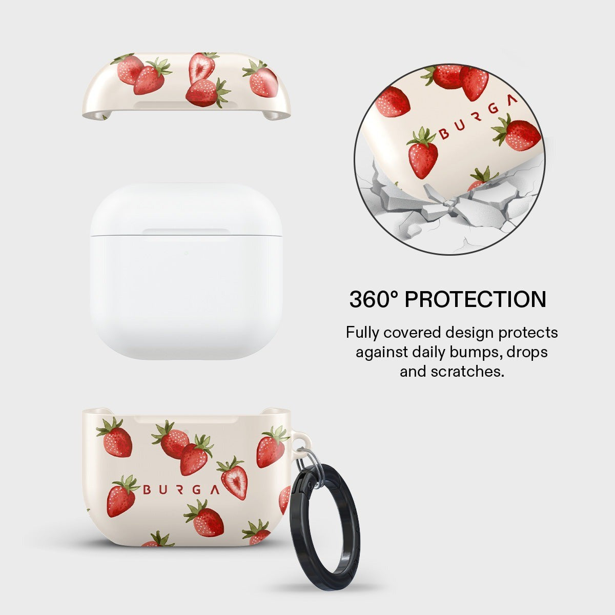 Burga AirPods 4 Skal Design Freshly Picked