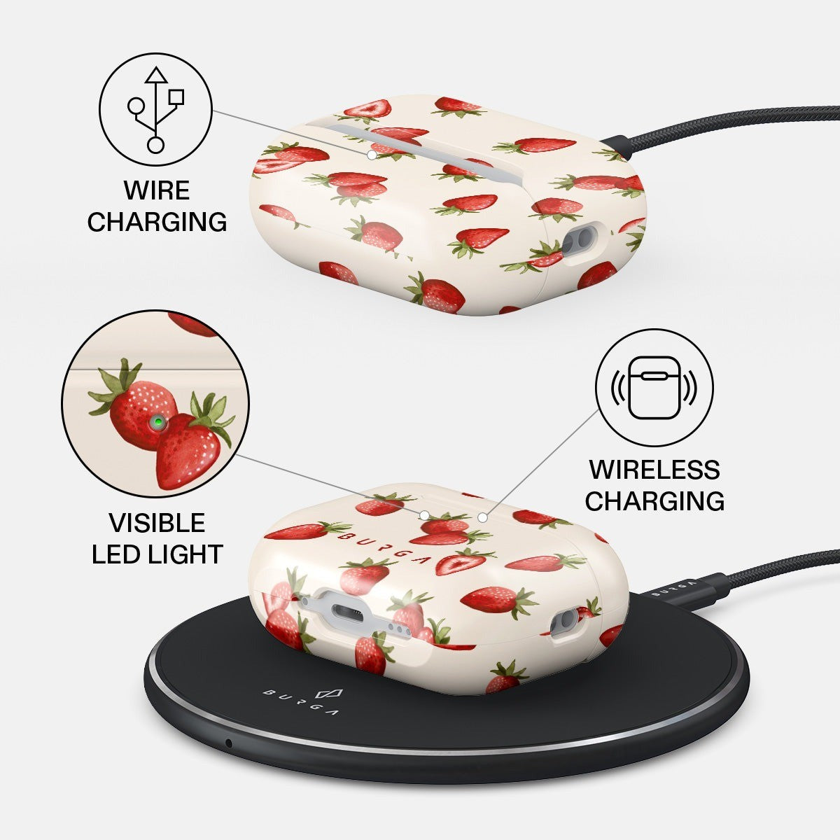 Burga AirPods Pro 3 Skal Design Freshly Picked
