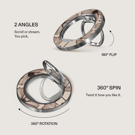 Burga Hållare Mobilring MagSafe Barely Yours Silver